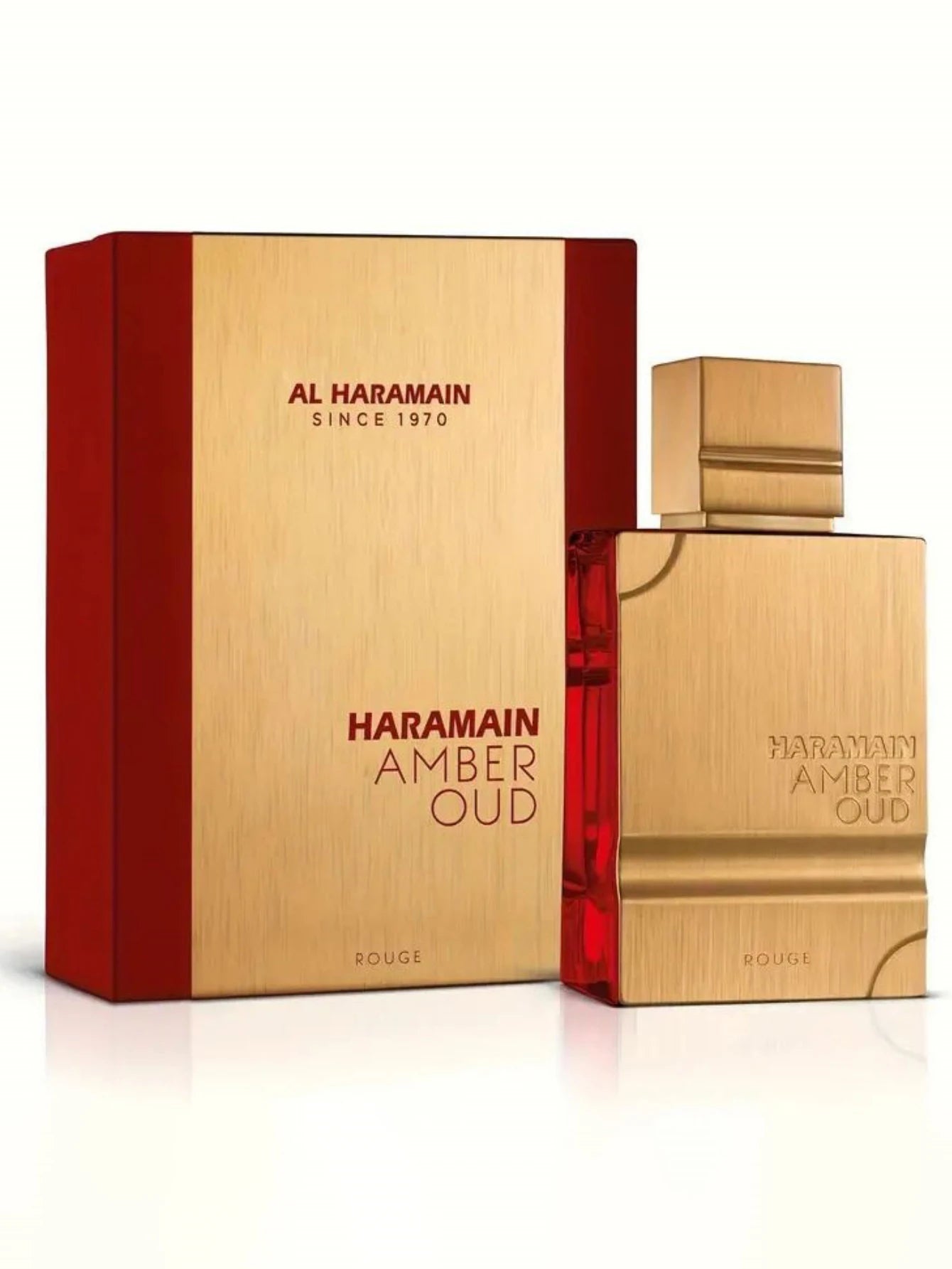 Amber Rouge Cologne 2.0oz/60ml | Al Haramain Unisex EDT Spray | Long-Lasting Scent.