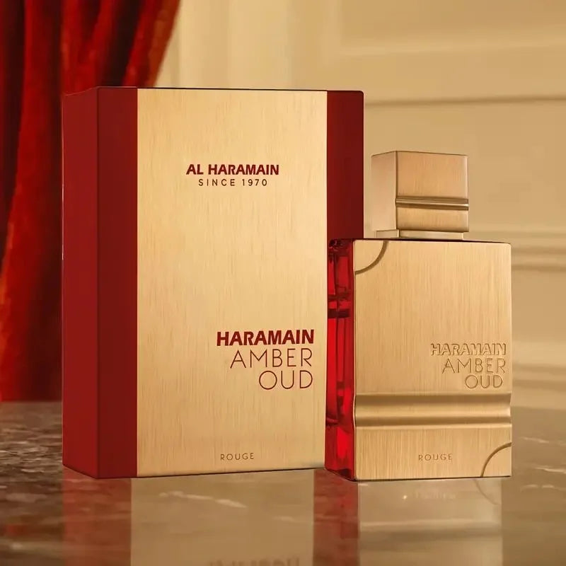 Amber Rouge Cologne 2.0oz/60ml | Al Haramain Unisex EDT Spray | Long-Lasting Scent.
