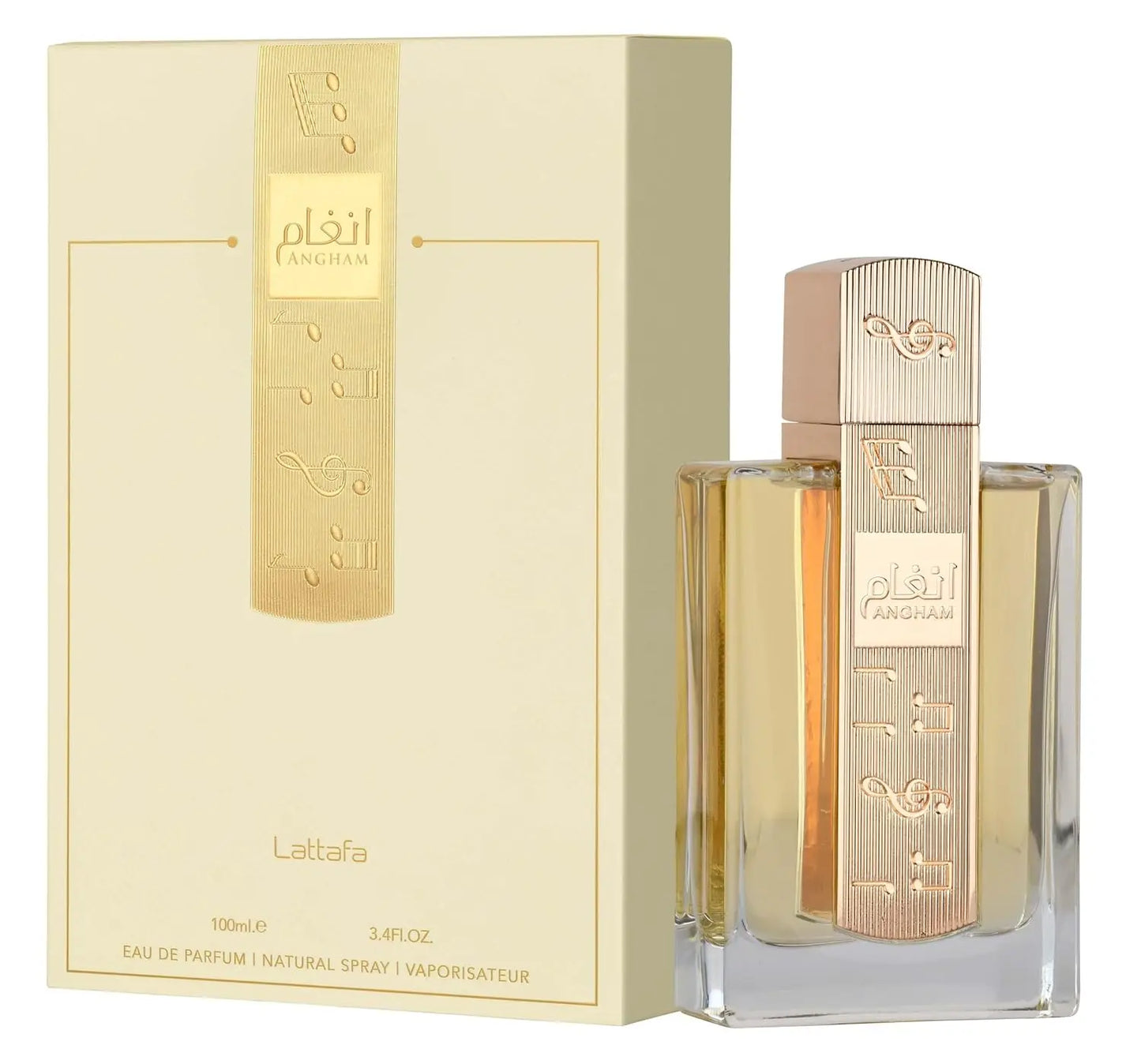 Lattafa Angham Perfume for Women & Men 100ml | Long Lasting Arabic Eau De Parfum | Luxury Oriental Fragrance, Unisex Scent.