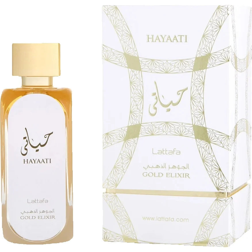 Lattafa Hayaati Gold Elixir Eau De Parfum Spray 100ml.