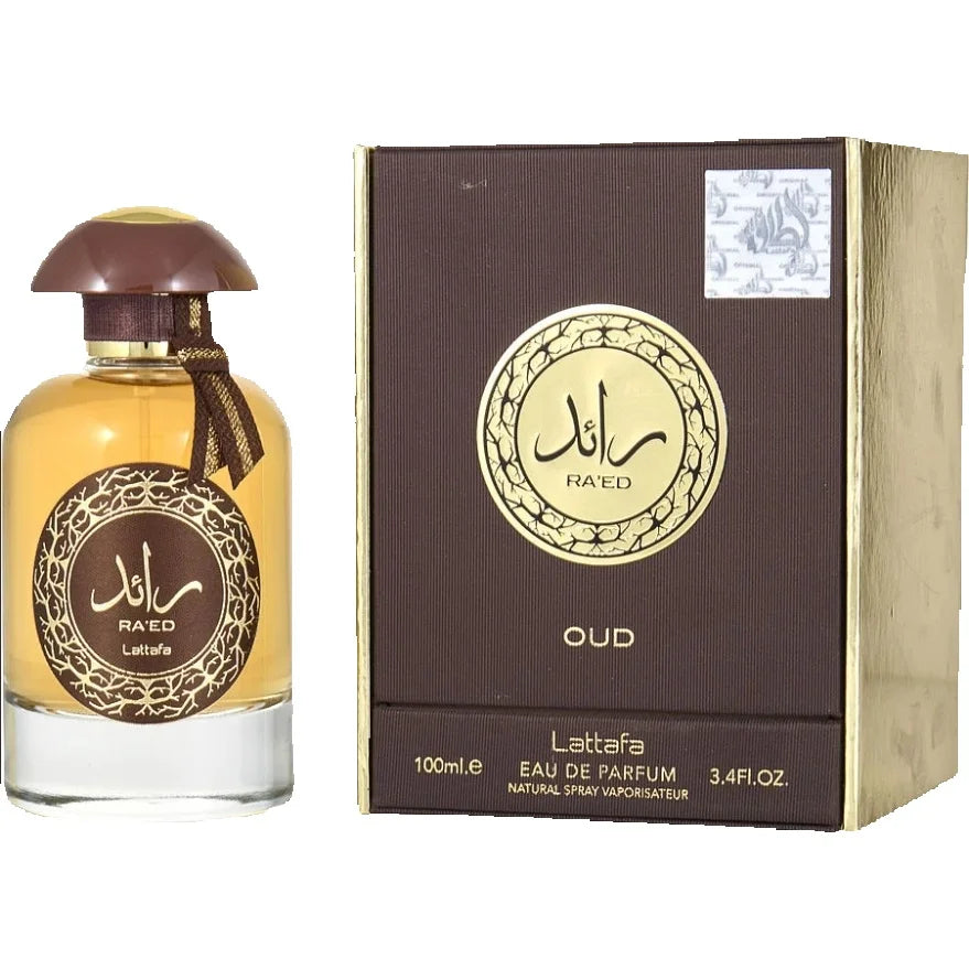 Lattafa Raed Oud for unisex Eau De Parfum Spray 100ml Woody notes long-lasting fragrance
