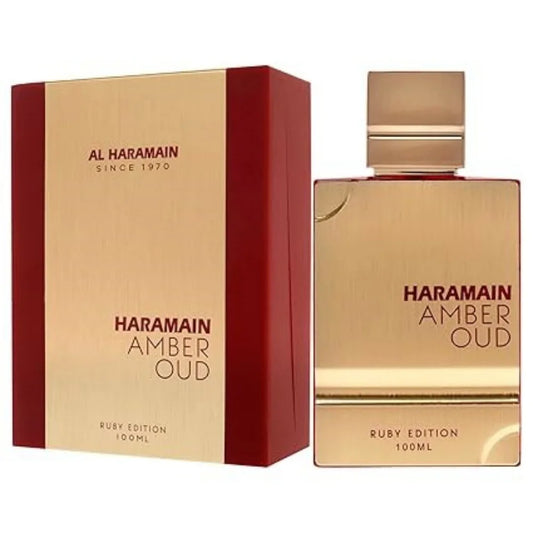 Amber Rouge Cologne 2.0oz/60ml | Al Haramain Unisex EDT Spray | Long-Lasting Scent.