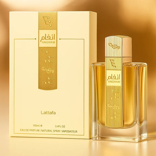 Lattafa Angham Perfume for Women & Men 100ml | Long Lasting Arabic Eau De Parfum | Luxury Oriental Fragrance, Unisex Scent.