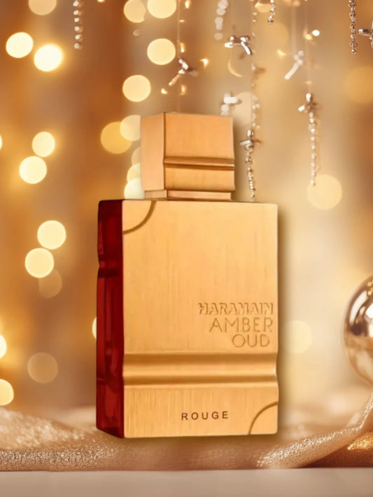 Amber Rouge Cologne 2.0oz/60ml | Al Haramain Unisex EDT Spray | Long-Lasting Scent.
