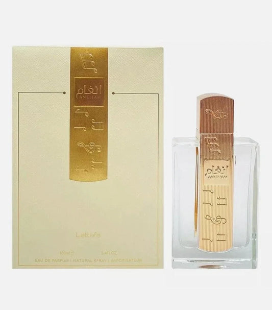 Lattafa Angham Perfume for Women & Men 100ml | Long Lasting Arabic Eau De Parfum | Luxury Oriental Fragrance, Unisex Scent.