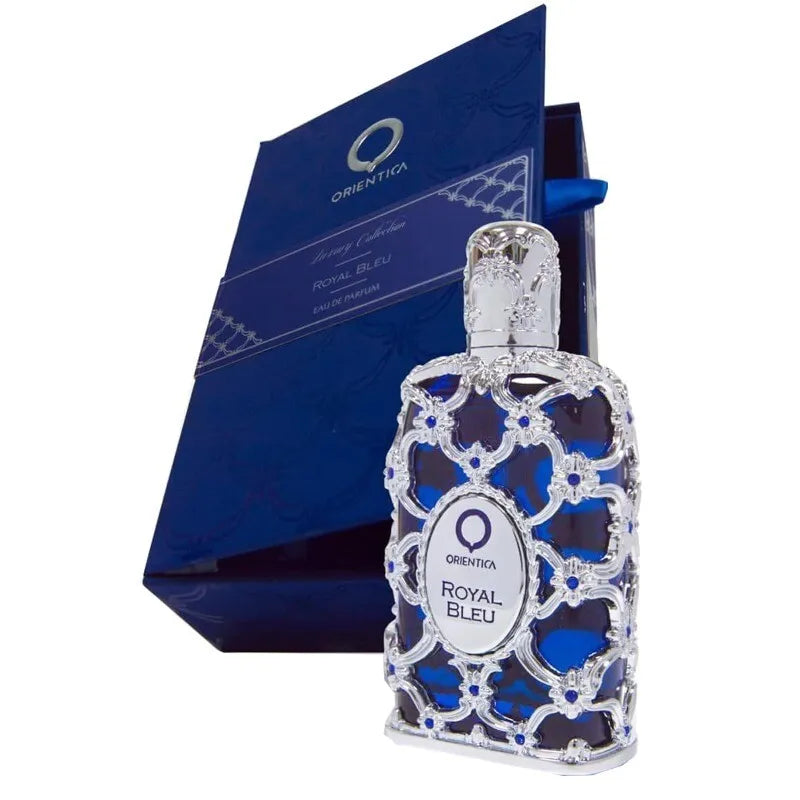 Orientica Luxury Collection Royal Bleu Extrait de Parfum , Vanilla, Long-Lasting Fragrance for Women 2.7 oz/80ml