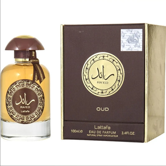 Lattafa Raed Oud for unisex Eau De Parfum Spray 100ml Woody notes long-lasting fragrance
